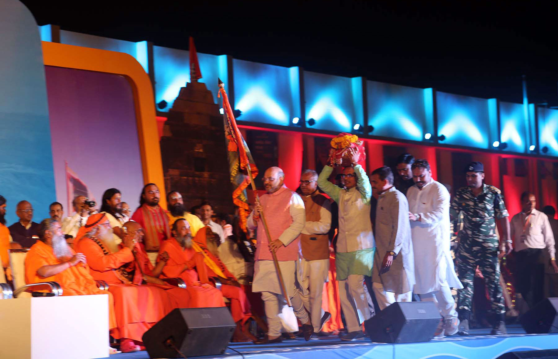 अमित शाह - नर्मदा