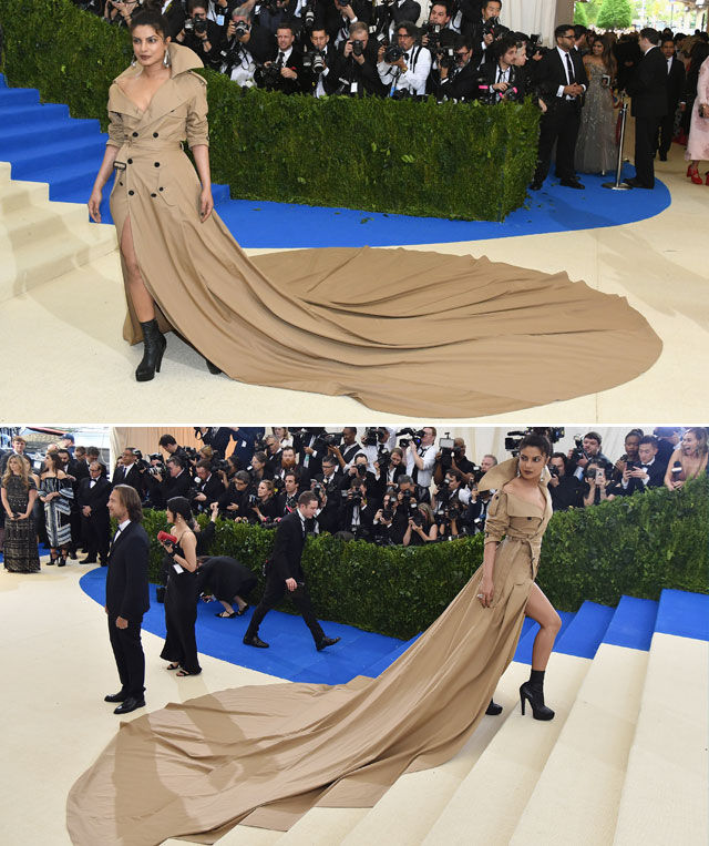 प्रियंका चोपड़ा और ट्रेंच कोट 