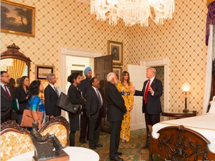 प्रधानमंत्री नरेंद्र मोदी और राष्ट्रपति डोनाल्ड ट्रंप