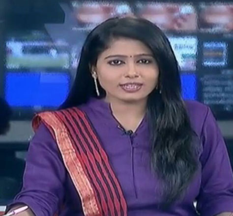 न्‍यूज एंकर राधिका रेड्डी 