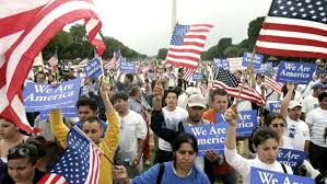 आव्रजन नीति के खिलाफ अमेरिका में बड़ा प्रदर्शन