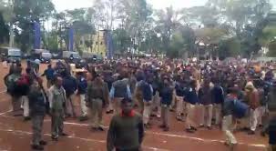 bhopal, Homeguards protest, against regularization,other demands, warns of suicide  