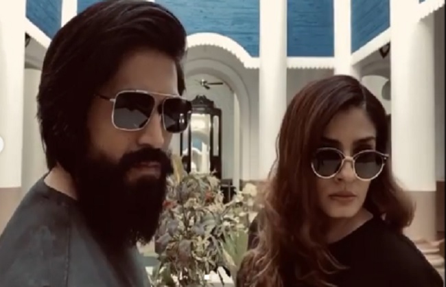 mumbai, Raveena Tandon,shared video,social media , KGF 2 actor Yash