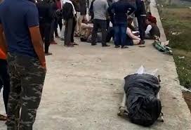  Dewas, Three laborers, laying pipes damaging, sewerage pit, one dead