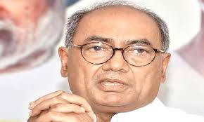 bhopal, Digvijay tweeted , wrote,  Congress ,Scolding Scindia