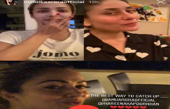 mumbai,  Malaika Arora ,Amrita , Kareena Kapoor, group video chat , avoid boredom