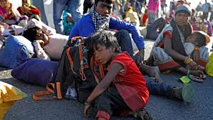 khargon,three thousand laborers,return home, second phase