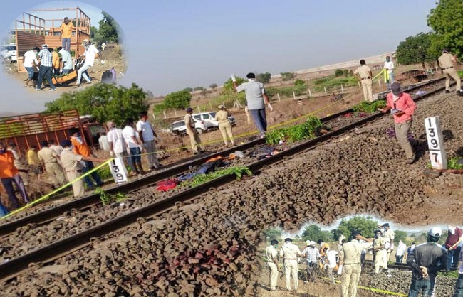 mumbai, 16 workers killed, 3 injured , goods train , Aurangabad