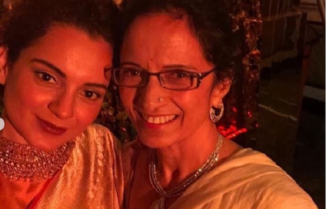 mumbai, Queen Kangana Ranaut, Bollywood, wrote emotional poem,mother , Mother