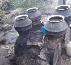 ujjain, Police raids, recovered 12 drums , brewery