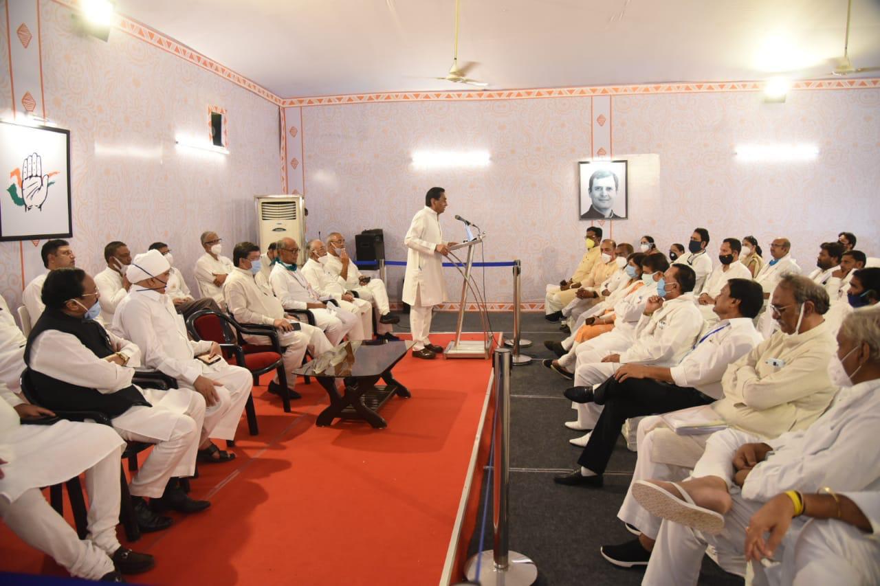 bhopal,Congress Legislature ,Party meeting,second day, gave training, vote