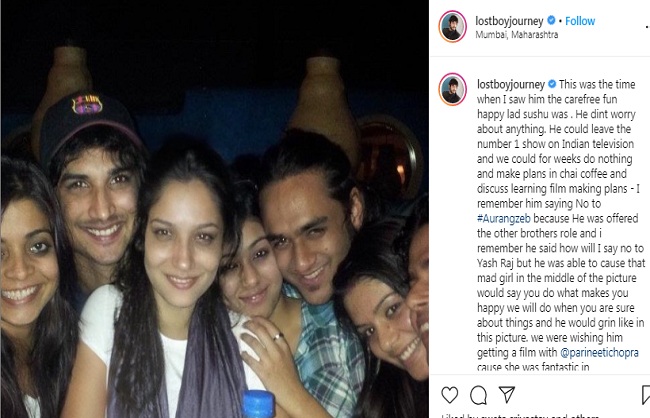 mumbai,Vikas Gupta ,wrote a note ,memory , Sushant Singh Rajput