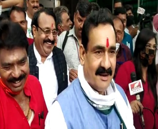 bhopal, Home Minister ,calls political drama,Congress , bicycle rally