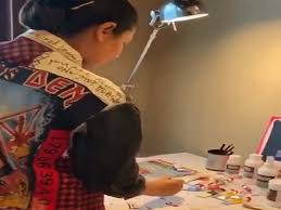 mumbai, Video , Gauri Khan, painting , becoming viral , social media