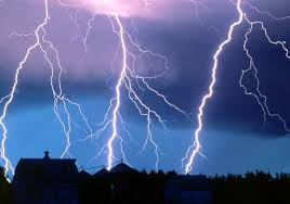 singroli, Two dead, three injured, lightning