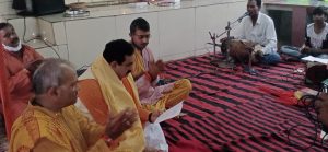 bhopal, Ram Durbar ,decorated, home minister, took blessings 