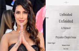 mumbai, Priyanka Chopra, bringing her biography, share first picture ,Unfinished