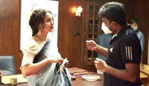 mumbai,Kangana Ranaut ,shared shooting glimpse , film Thalaivi, social media