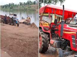 gwalior, Mining mafia, also active ,range along , Ghatigaon