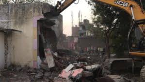 Indore,Bulldozer of Nigam again, three goons houses, including Aslam Mota