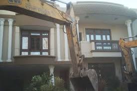 indore, Land mafia, demolishes ,illegal construction, babbu-chabbu