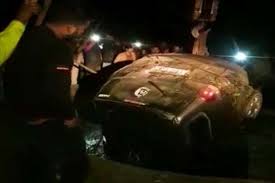 Chhatarpur, High speed car, fell uncontrolled, six people died in UP