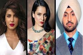 mumbai,Kangana Ranaut, again targeted, Priyanka Chopra and Diljit Dosanjh