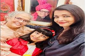 mumbai, Aishwarya Rai Bachchan ,wrote message ,mother and father