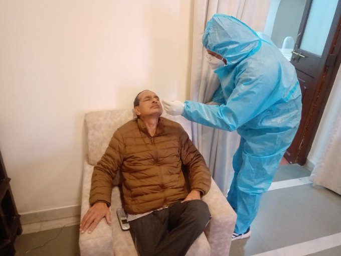 bhopal,Before assembly, session started, Chief Minister ,conducted, corona investigation