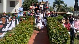 bhopal, MP Congress, protest against ,agricultural laws, holds rally