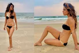 bhopal, Photos , Nia Sharma , black bikini ,creating panic , social media
