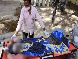 ratlam,young man climbed , train coach scorched, due to current