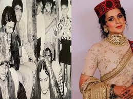 mumbai,Kangana shares, throwback picture ,parents 