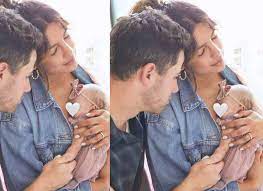 mumbai, Priyanka Chopra, showed ,first glimpse ,daughter