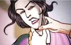 indore,minor daughter ,strangled to death