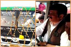 bhopal, Minister Rajput ,flagged off ,Jaisinagar-Barman bus service