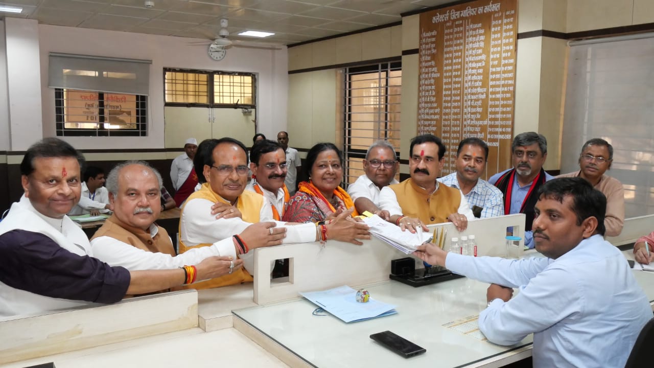 शिवराज, सिंधिया  नरेन्द्र सिंह  वीडी