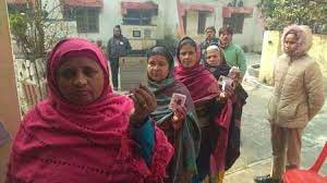 पार्षद पदों के लिए हुआ मतदान