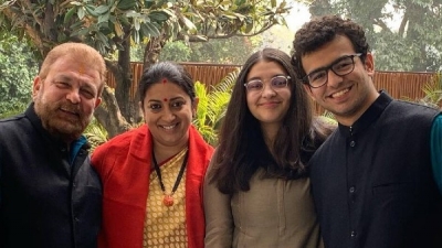 केंद्रीय मंत्री और एक्ट्रेस स्मृति ईरानी की बेटी पर गैरकानूनी काम करने का आरोप 