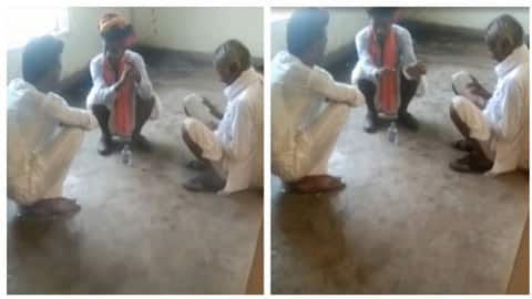 राजगढ़ के जिला अस्पताल में शराब पी रहे 3 यार