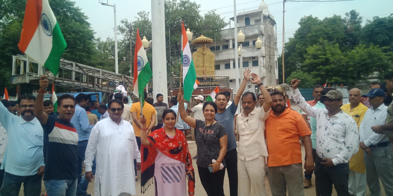 हर घर तिरंगा को लेकर निकाली गई रैली