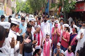 आप ने विंध्य  महंगाई के खिलाफ खोला मोर्चा