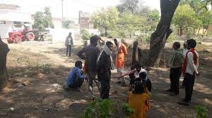 खेत पर काम कर रहे दंपत्ति के साथ क्या हुआ
