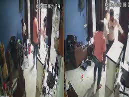 भाजपा नेता का मारपीट का वीडियो वायरल  