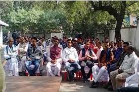 कांग्रेस विधायक नीरज दीक्षित पर काग्रेंस प्रत्याशी  के आरोप