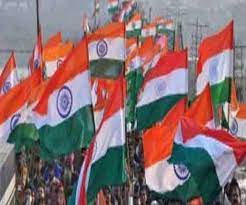 माँ शारदा की नगरी में तिरंगा मार्च