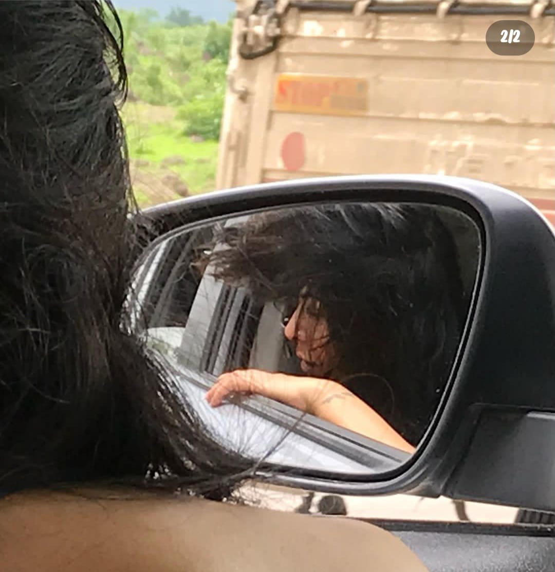 बारिश में भीगते हुए सुष्मिता सेन ने शेयर की ऐसी तस्वीरें