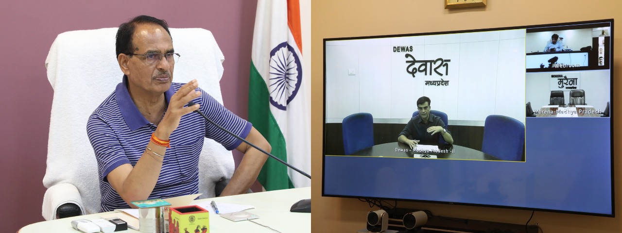 सीएम की वर्षा प्रभावित जिलों के कलेक्टरों से चर्चा