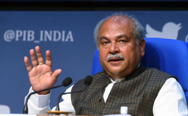 केंद्रीय मंत्री नरेंद्र सिंह तोमर का कांग्रेस पर हमला 