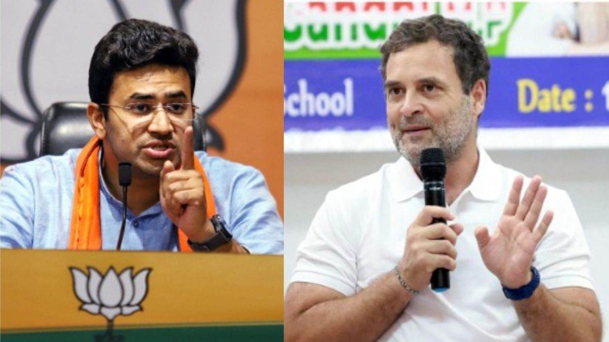  तेजस्वी सूर्या का कांग्रेस पर आरोप 